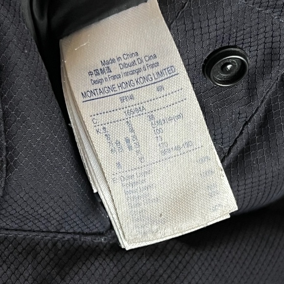 Lacoste L!VE Men's black green logo Print Reversible Quilted Jacket size 38 - Picture 8 of 15